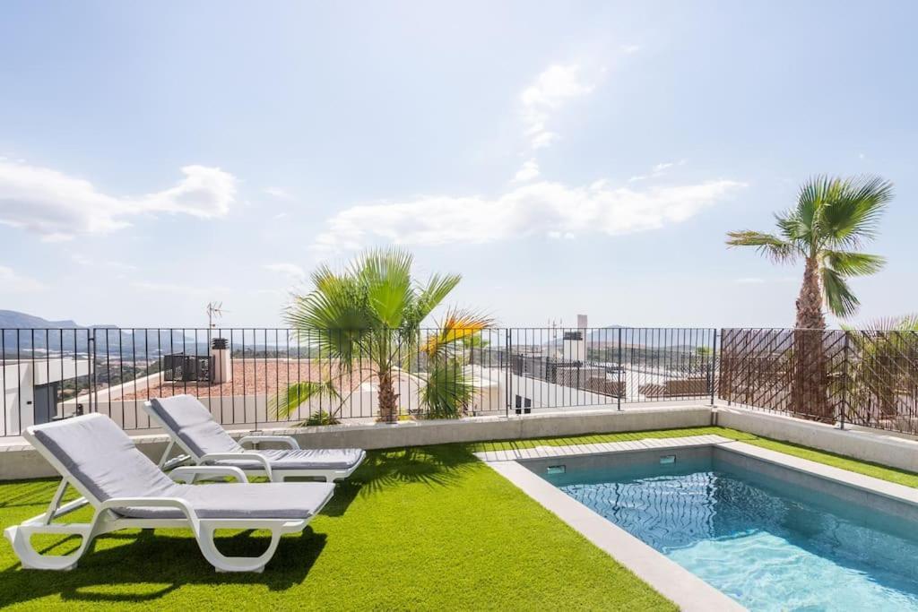 Casa Con Piscina Privada Polop Villa Ngoại thất bức ảnh